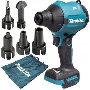 Повітродув 2-в-1 акумуляторний Makita DAS180Z (200 м/с, 1.1 м3/хв, 103 мбар, LXT, без акумуляторів та зарядного пристрою) DAS180Z фото