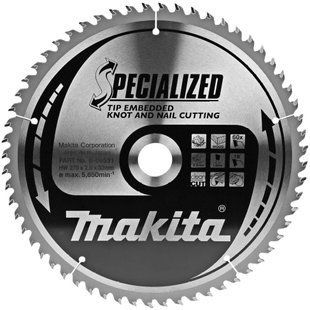 Диск пиляльний по дереву 270х30 мм 60T Makita Makblade Plus qulet cutting B-09531 B-09531 фото