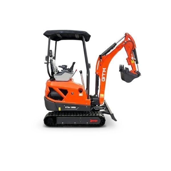Мініекскаватор дизельний GTM G-Tex 1800N (18.64 кВт, 25 к.с., до 2.13 м, 1800 кг) 38692 фото