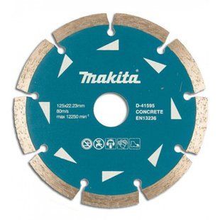 Диск алмазний по бетону 125 х 22.23 мм Makita D-41595 D-41595 фото