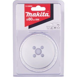Свердло корончасте біметалеве 80 мм Makita D-33869 D-33869 фото