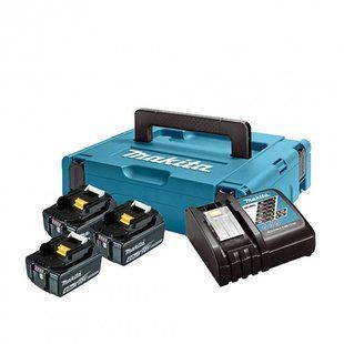 Набір акумуляторів BL1840B (3 шт) та зарядний пристрій для продукції Makita LXT (197495-7) 197495-7 фото