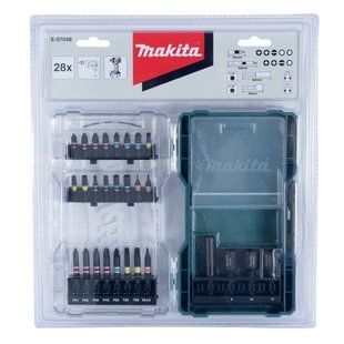Набір біт та головок 28 шт Makita E-07048 E-07048 фото