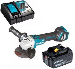 Шлифмашина угловая аккумуляторная Makita DGA511RF (125 мм, 3000-8500 об/мин, BL, LXT) DGA511RF фото