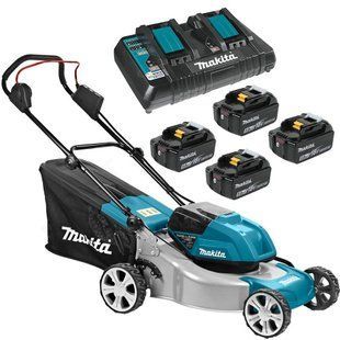 Газонокосарка акумуляторна Makita DLM460 BEO1 (46 см, 20-75 мм, 60 л, BL, LXT) DLM460_BEO1 фото